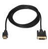 NANOCABLE – CABO DVI A HDMI DVI18+1/M – HDMI A/M PRETO 1.8M